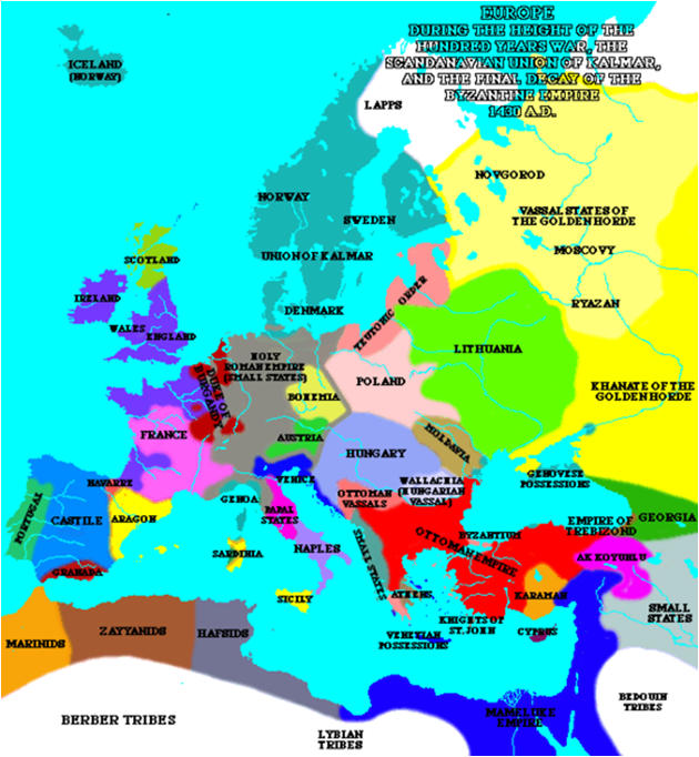 Europa podczas 100letniej wojny